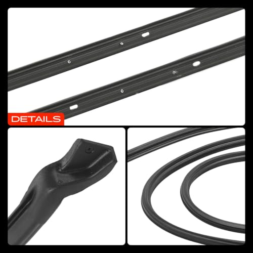 A-Premium 9PCS Door Seal Strip & Window Molding Trim Weather Stripping Kit Compatible with Chevrolet Camaro 1970-1981 & Pontiac Firebird 1970-1981