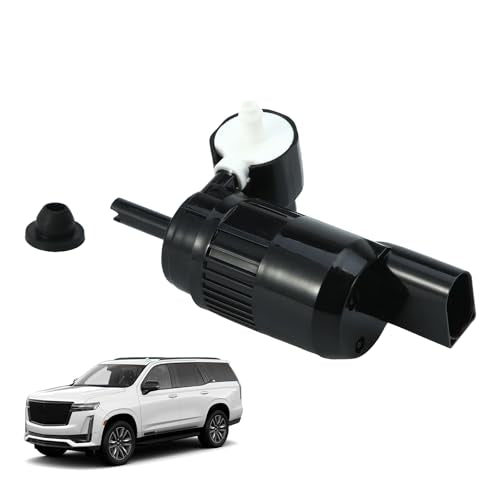 Windshield Washer Pump Fluid Pump for Chevy Chevrolet Suburban Tahoe Colorado Equinox GMC Yukon Yukon XL Terrain Canyon Escalade Escalade ESV XT4 2021 2022 2023 2024 2025 2026 21 22 23 24 25 84801575