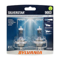 SYLVANIA - 9003 SilverStar - High Performance Halogen Headlight Bulb, High Beam, Low Beam and Fog Replacement Bulb, Brighter Down Road with Whiter Light (Contains 2 Bulbs)
