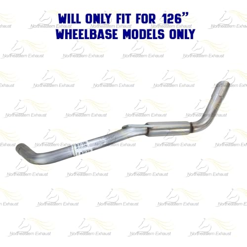 Exhaust Resonator Muffler Tail Pipe Exhaust Kit Compatible for 2005-2019 Nissan Frontier 4.0L | Stainless Steel | Northeastern Exhaust | Free Gaskets and Clamps Included | Direct-Fit