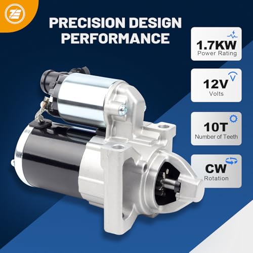 Ezexpreze 10910 New Starter for 14-18 Chevy Silverado 1500 Suburban Tahoe, Cadillac Escalade 6.2L 2015-2016, GMC Sierra 1500 V6 V8 4.3 5.3L 6.2L, for 2015-2016 GMC Yukon, 12655055 M000T24072