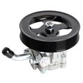 Loautong Power Steering Pump with Pulley, for Infiniti QX56 2004-2011, for Nissan Armada 2005-2009, for Nissan Pathfinder 2008-2010, for Nissan Titan 2004-2010, V8 5.6L, Replace 21-5366 96-5366