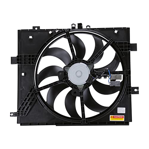 TYC 622770 Compatible with NISSAN Versa Replacement Cooling Fan Assembly, Black
