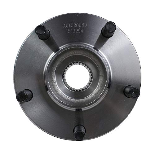 Autoround 513294 [2-Pack] Front Wheel Bearing and Hub Assembly Compatible with Nissan Altima 2007 2008 2009 2010 2011 2012 2.5L 5Lugs w/ABS