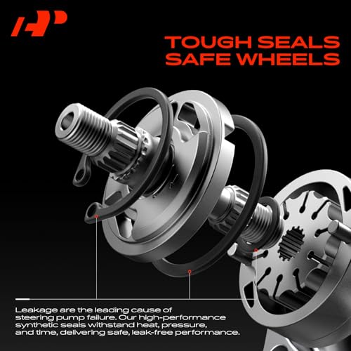 A-Premium Power Steering Pump, with 6-Groove Pulley & Reservoir, Compatible with Ram 1500 2011 2012, 5.7L
