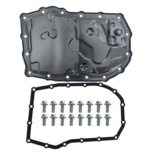 SHOWSEN 482802H000 Transmission Oil Pan with Drain Plug & Gasket Compatible with 2021-2023 Hyundai Elantra,2020-2022 Accent,2022-2023 Kona,2019-2023 Kia Forte,2020-2023 Soul,L4 1.6L,2.0L