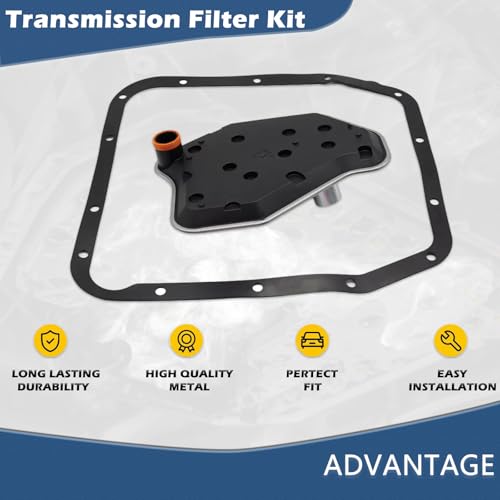4R70E 4R70W 4R75E 4R75W Automatic Transmission Oil Filter kit Compatible with E150 E250 E350 F150 F250 EXPEDITION EXPLORER MUSTANG Replaces# F6AZ7A098A