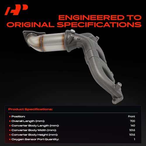A-Premium Front Exhaust Manifold Catalytic Converter, E.P.A Compliant
