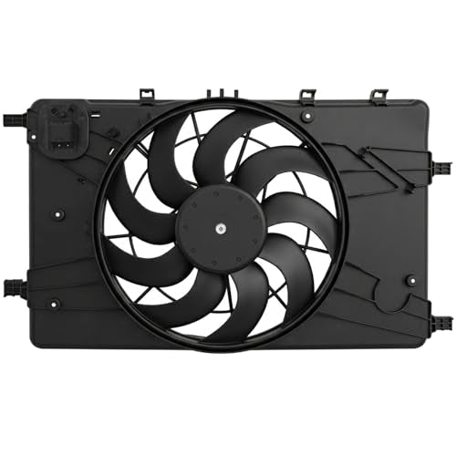 AUTISTOP 620-658 Engine Radiator Cooling Fan Assembly for 2011-2016 Chevrolet Cruze 1.4L/1.8L for 2012-2017 Buick Verano L4 2.4L Replaces OE 622890 GM3115243