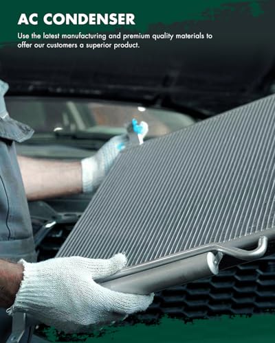 SCITOO Air Conditioning A/C Condenser for Fits for 3599 - Compatible with 2007-2011 for Honda CR-V L4 2.4L, w/Receiver Drier; OE 3599