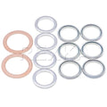 Rexka 12pcs Transfer & Differential Service Gasket Kit Compatible with Toyota Lexus 4Runner Land Cruiser Tundra Tacoma FJ Cruiser Highlander RAV4 Sequoia Sienna 1215710010 9043024003 90430A0003