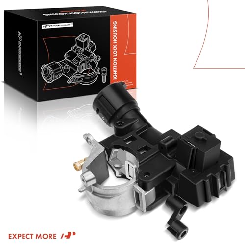 A-Premium Ignition Lock Housing with Anti-theft Bolt Compatible with Ford Focus 2009-2011 Escape Mercury Mariner 2008-2010 Mazda Tribute 2008-2011
