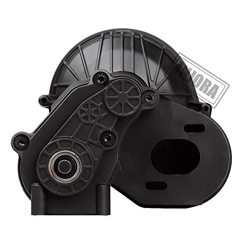INJORA Black Complete Gearbox Transmission for 1/10 Axial SCX10 II 90046