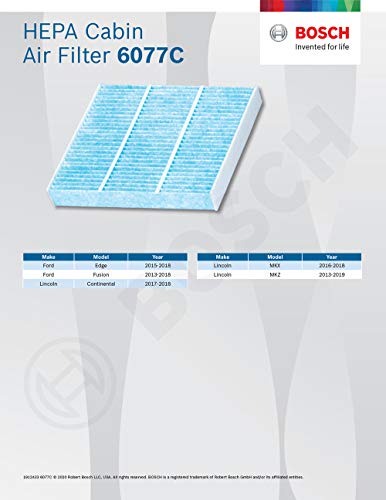Bosch Cabin Air Filter - 6077C