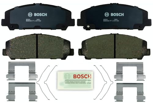 BOSCH BP1509 QuietCast Premium Organic Disc Brake Pad Set - Compatible with Select Infiniti QX56, QX80; Nissan Armada, Titan; FRONT