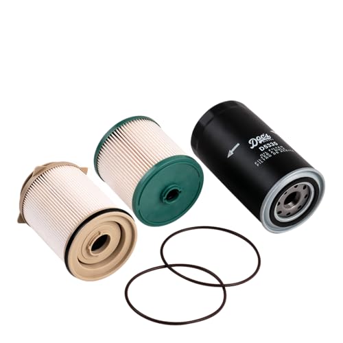 Doc's Diesel Filter Set DGF430+DGF401+D5335 | Compatible with RAM 6.7L Cummins 2500, 3500, 4500, 5500 2019-2024 | Replaces 68157291AA, 68436631AA