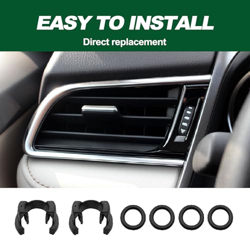 SYudwen 88718-1E150 A/C Condenser Hard Line Lock Clamp Clip Compatible with Toyota 2016-2022 RAV4 2016-2022 Highlander 2016-2022 Camry 2016-2022 Corolla 2 Sets