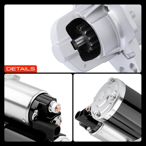 A-Premium Starter Motor Compatible with Chevy Equinox 2008-2017, Malibu, Traverse 2009-2017, Impala 2012-2020 & GMC Terrain 2007-2016, Acadia & Buick Enclave, LaCrosse & Cadillac SRX XTS, 3.0L 3.6L