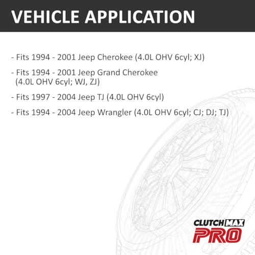CMPRO Stage 2 Clutch Kit & Flywheel fits 94-04 Cherokee Wrangler 4.0L