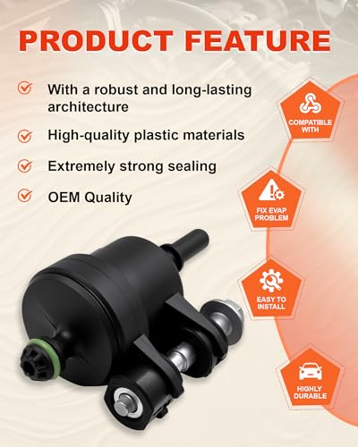Vapor Canister Purge Valve Solenoid compatible with GMC Acadia Terrain Chevy Impala Traverse Cadillac SRX Buick Enclave 12610560 55593172 911-082