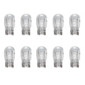 10PCS 7443 Bulb, Car Brake Lights, 1891/7443 12V 21/5W Quartz Glass Shockproof Anti-UV Dual-filament Mini Halogen Bulbs, Universal T20 Automotive Brake Bulb Car Accessory for Cars Trucks SUVs (White)