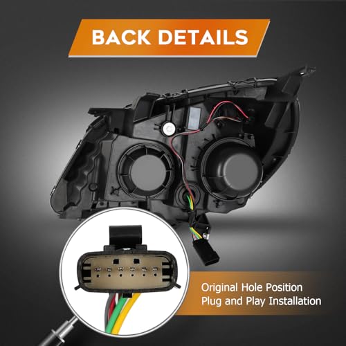 LBRST Headlights Fit for Chevrolet Equinox 2016-2017