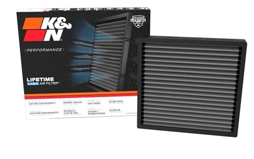 K&N LIFETIME Cabin Air Filter: Washable, Clean Air for your Cabin, VF2086