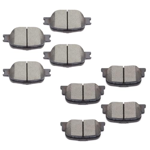 cciyu D817 D835 Ceramic Front Rear Brake Pad Set Fit For 2005-2010 For Scion tC