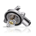 Upgrade Aluminium Engine Coolant Thermostat Housing Assembly Compatible with 2011-2022 Chrysler 300, 2011-2022 Dodge Challenger Charger, Replaces 902-3035 5184977AD 5184977AE
