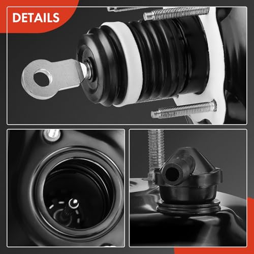 A-Premium Vacuum Power Brake Booster Without Sensor Compatible with Chrysler Town & Country & Dodge Grand Caravan, 2008 2009 2010, 3.3L 3.8L 4.0L, Without Master Cylinder