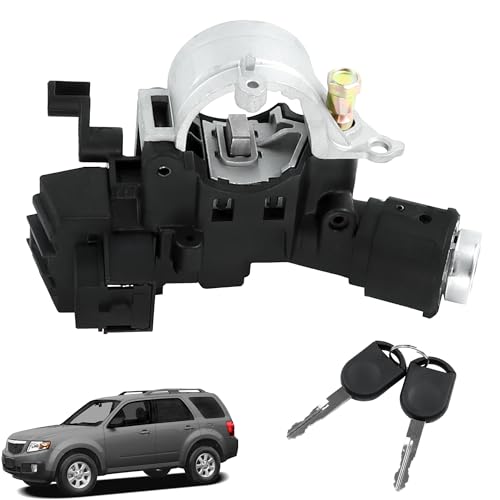 YzusGomumu Ignition Switch Lock Cylinder Assembly Fit for 08-12 Ford Mazda
