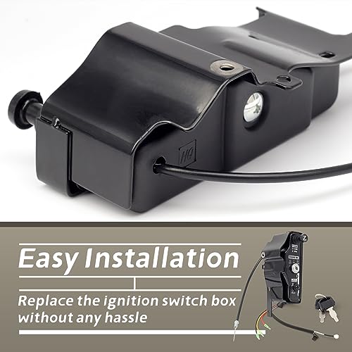 YIYANTO Ignition Switch Box Replacement for Harbor Freight Predator 22HP 670cc V-Twin Gas Engine 61614 Control Box/Throttle Cont