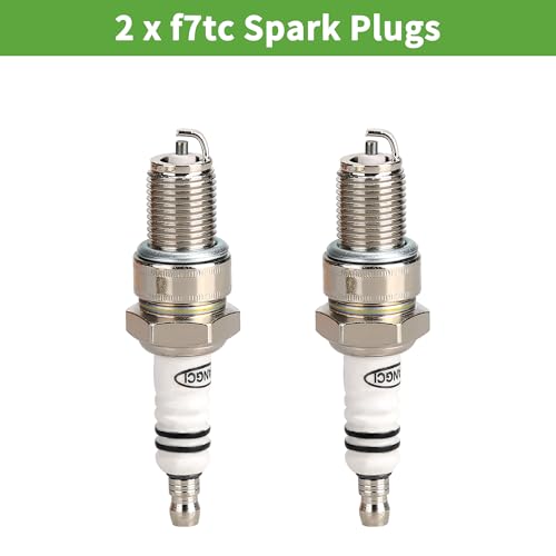 10L0L Golf Cart Dual Ignition Coil with Spark Plugs for EZGO 4-Cycle 1991-2002 Pre-MCI Engine/Robin 295CC Robin 350CC Gas Models, OEM 26652G01,EPIGC103