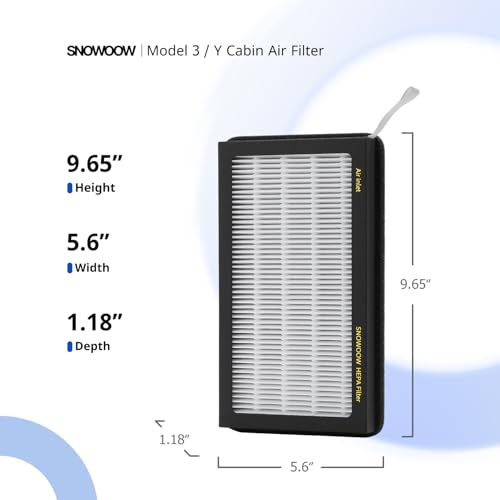 Tesla Model 3/Y HEPA Cabin Air Filter 2 Pack