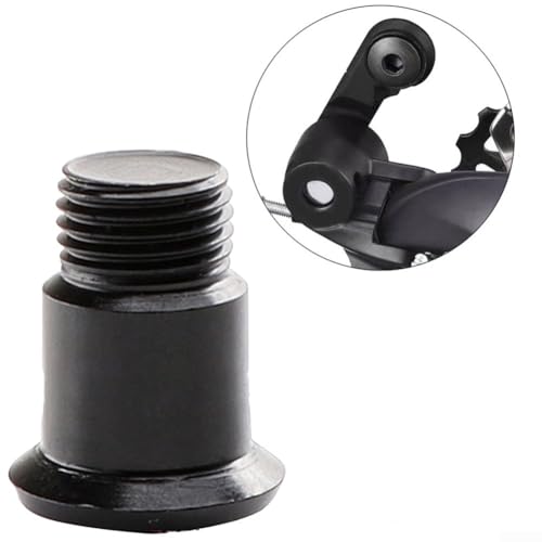 Rear Derailleur Mounting Bolt for TZ50, Aluminum Bicycle Gear Hanger Fixing Screw, Black Transmission Bike Replacement Part for Cycling Drivetrain