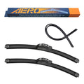 AERO Voyager 22" + 22" Windshield Wipers, Premium All-Season Automotive Replacement Wiper Blades with Extra Rubber Refills + 1-Year Warranty (Pack of 2)