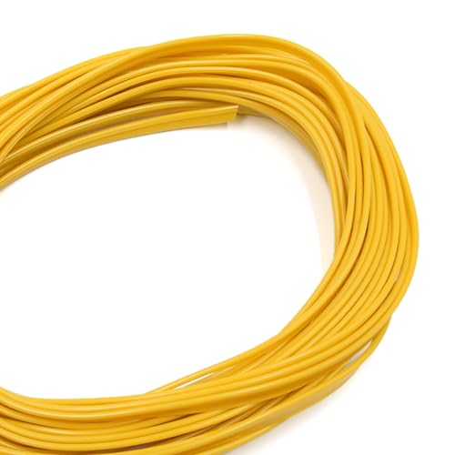 uxcell Yellow Car Interior Exterior Decoration Trim Strip Line 10M Length