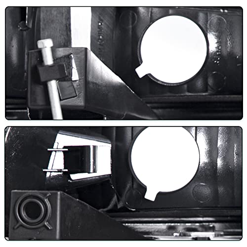 TUSDAR 4pcs Headlight Assembly for 2004-2012 Chevy Colorado GMC Canyon