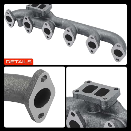 A-Premium Right Side Exhaust Manifold Kit [6.7L] Compatible with Ram 3500 2013-2018, 4500 2013-2018, 5500 2013-2018/2020