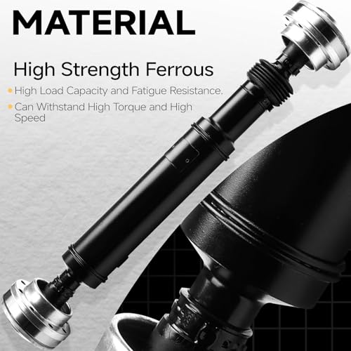 WildGear Rear Drive Shaft Fit for Jeep Wrangler 2-Door 2012-2018 3.6L 5AT 4WD / Jeep Wrangler JK 2018# 52123555AA