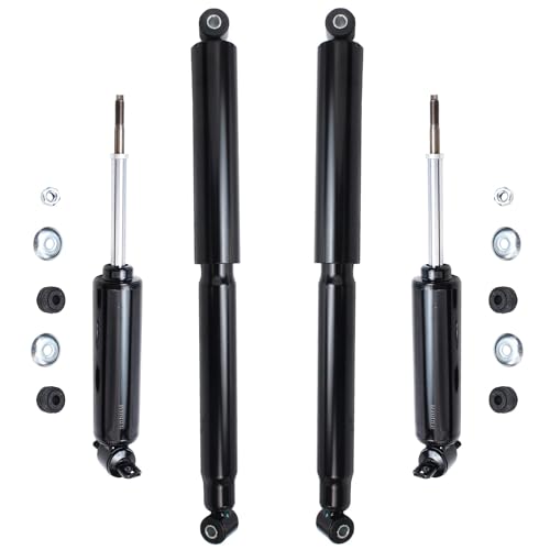 Detroit Axle - 2WD Shock Absorbers for 97-04 Dakota, 99-03 Dodge Durango, 4 Front and Shock Absorbers Assembly 1999 2000 2001 2002 2003 Replacement