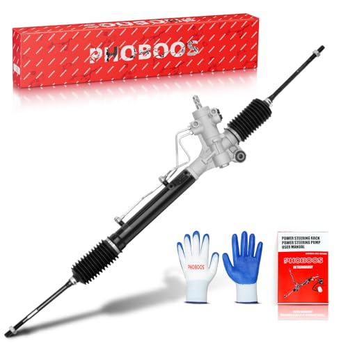 PHOBOOS Hydraulic Power Steering Rack and Pinion Assembly Compatible with Toyota RAV4 1996-2000 L4 2.0L, New Unit, Leak Resistance, Direct Fit, Ref.26-1613