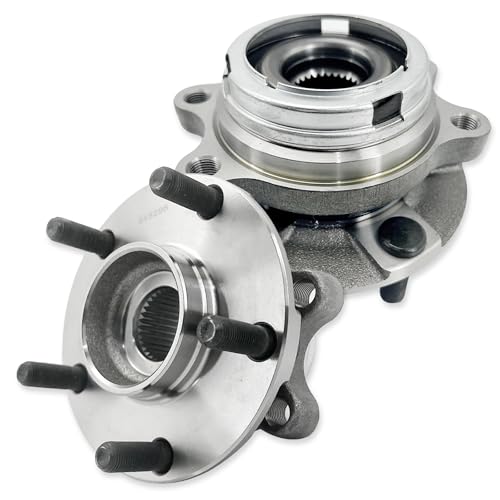 Pair 513296 Front Wheel Bearing Hub Assembly Compatible with Infiniti JX35 2013, QX50 2019, QX60 2014-2019, for Nissan Altima Maxima Murano Pathfinder 2013-2019 Hub Bearing Kit, 5 Lug