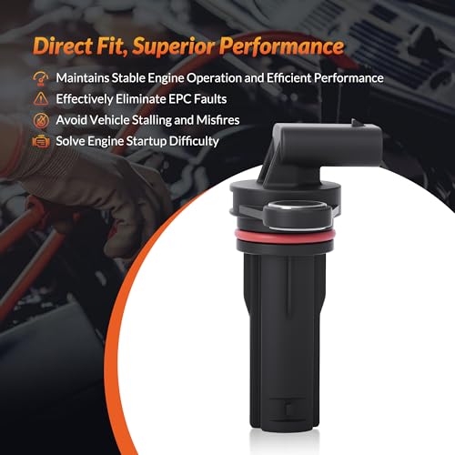 Mirthcos 5149167AF Crankshaft Position Sensor Compatible with Jeep Grand Cherokee 2011-2015, Wrangler & Dodge Challenger Charger 2011-2023, Grand Caravan & Chrysler 200 300 & Ram ProMaster 3.6L