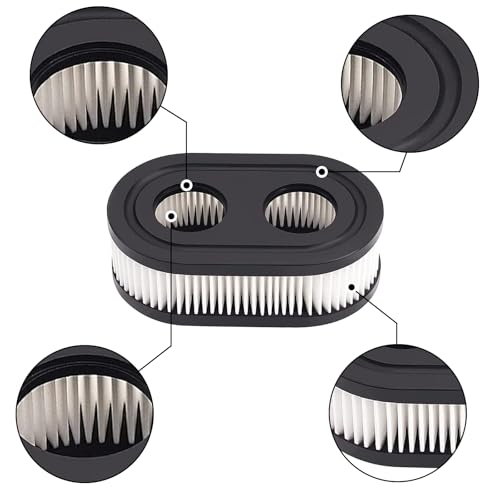 593260 Air Filter with Pre Filter and Spark Plug Fits for B&S 725EX 625EX 575EX 550EX 525EXI Engines, Air Filter Parts for Toro Recycler 22 and Troy Bilt Lawn Mower
