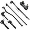 SCITOO 7pcs Suspension Kit Front Inner Outer Steering Tie Rod End & Sleeve Track Bar Connecting Tie Rod End fit for 1997-2006 for Jeep Wrangler for Jeep TJ