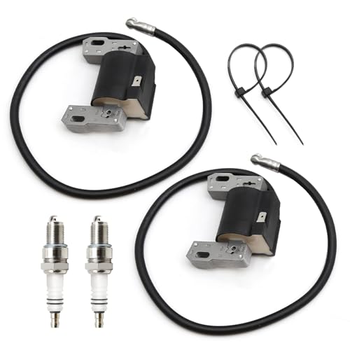 VIKKSAER 2 Pcs Ignition Coils 592846 Replacement for BS 18-22HP Intek V-Twin Engines, Compatible with OE Numbers 691060 799651 499447 401577, Good Performance Ignition System Parts