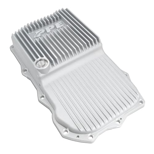 PPE- Heavy-Duty Cast Aluminum Transmission Pan (Black) 228053020 Compatible with Ram 2013-2021+ 5.7L V8 Gas, 3.0L EcoDiesel or Dodge 2015-2021+ Challenger/Charger 5.7L V8, 6.4L V8 Gas with 8HP70/8HP75