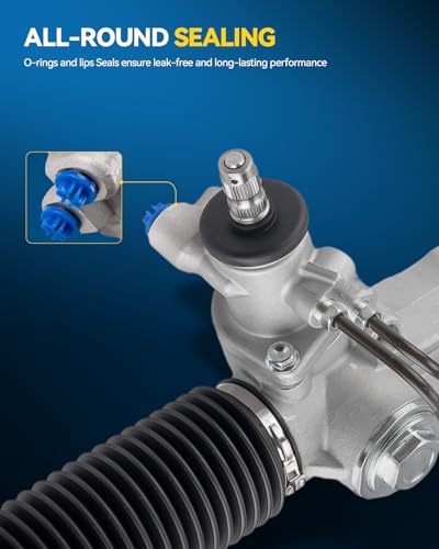 PHILTOP 97-1697 Rack and Pinion Steering Assembly For 4Runner 1996-2002, Tacoma 1995-1997 4WD All Models, Tacoma 1998-2004 4WD 2.7L 3.4L, 4420035013 Power Steering Rack and Pinion Assembly