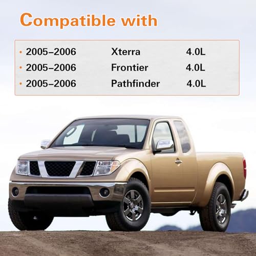 HTMXJA 4Pcs Upstream and Downstream Oxygen O2 Sensor for 2005-2006 Xterra 4.0L,2005-2006 Frontier 4.0L,2005-2006 Pathfinder 4.0L.OE#234-5056 250-24403 250-24951